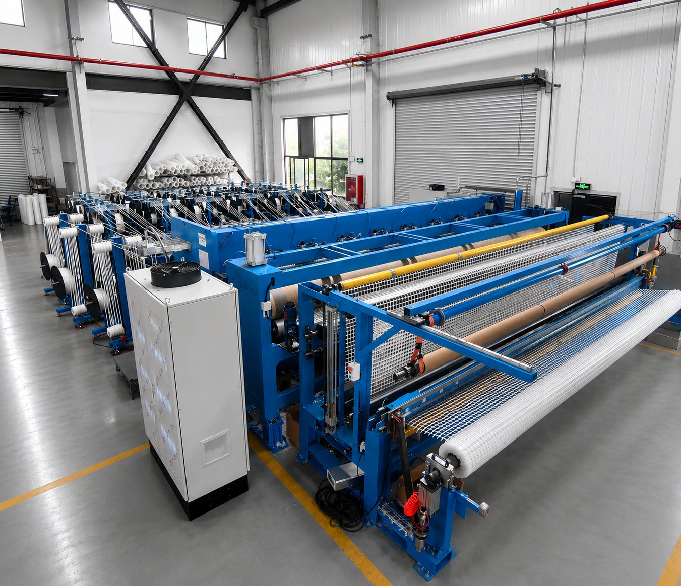 Gridteck geogrid production line